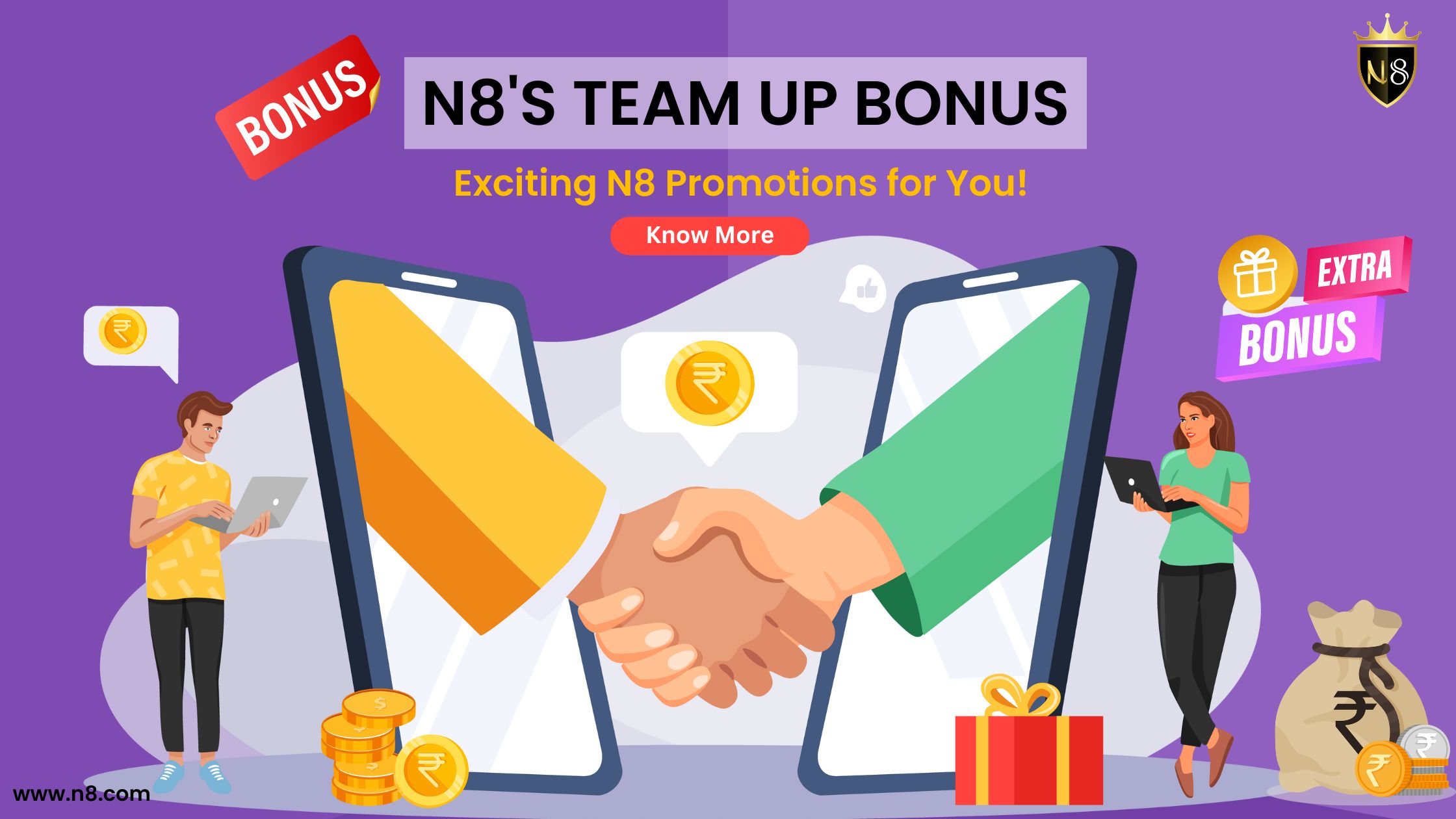 N8 Team up bonus