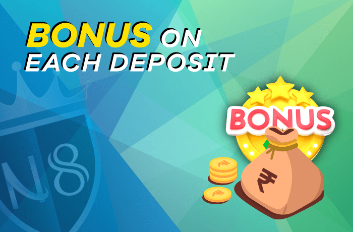 Bonus on Each Deposit