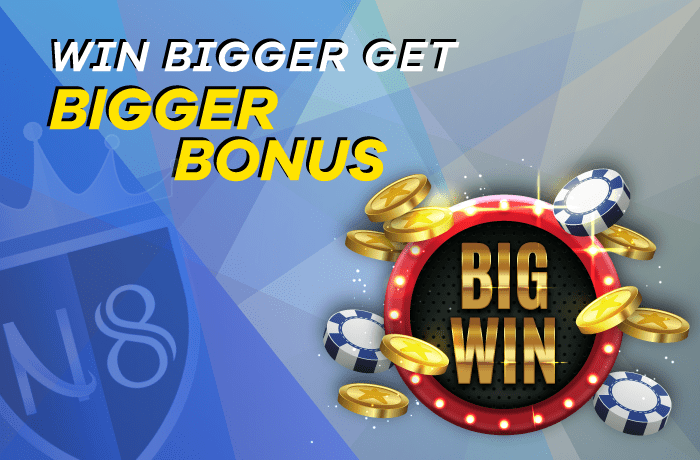 Win Bigger get Bigger Bonus