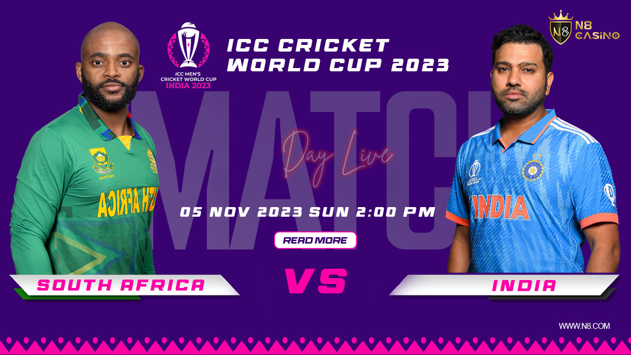 South Africa vs. India ICC World Cup 2023 N8 Sports