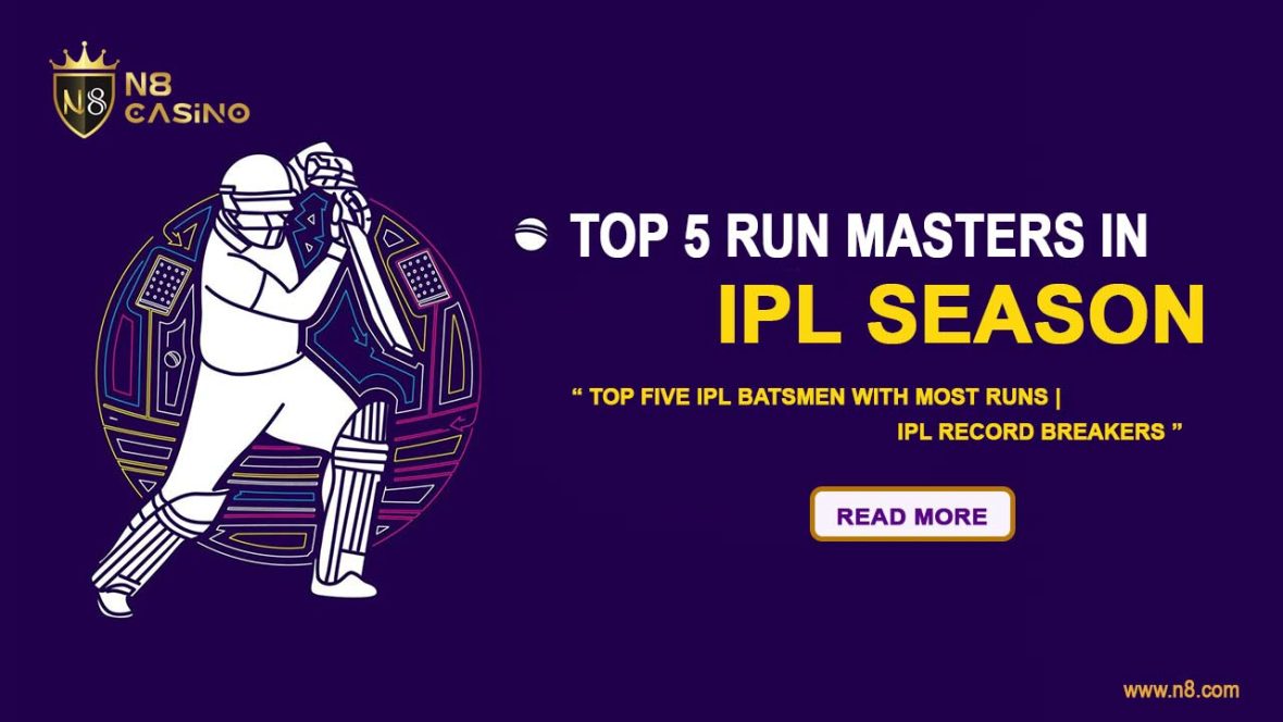 cricket's best performers - top 5 run masters in india premier league season