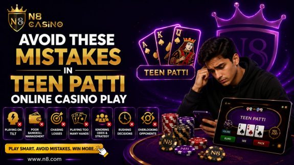 Avoid These Mistakes in Teen Patti Online Casino Play